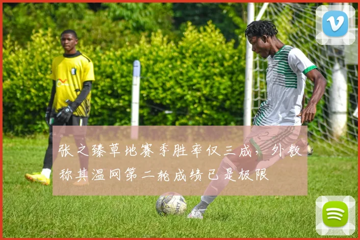 张之臻草地赛季胜率仅三成，外教称其温网第二轮成绩已是极限